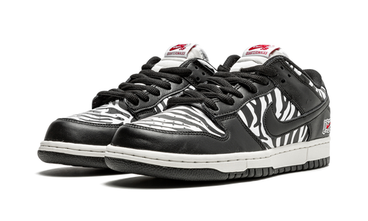 Nike SB Dunk Low Quartersnacks Zebra
