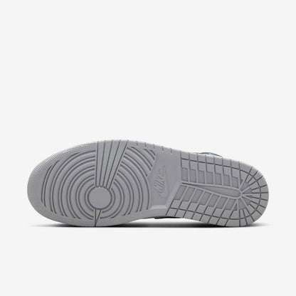 Tênis Jordan 1 Mid Wolf Grey Midnight Navy
