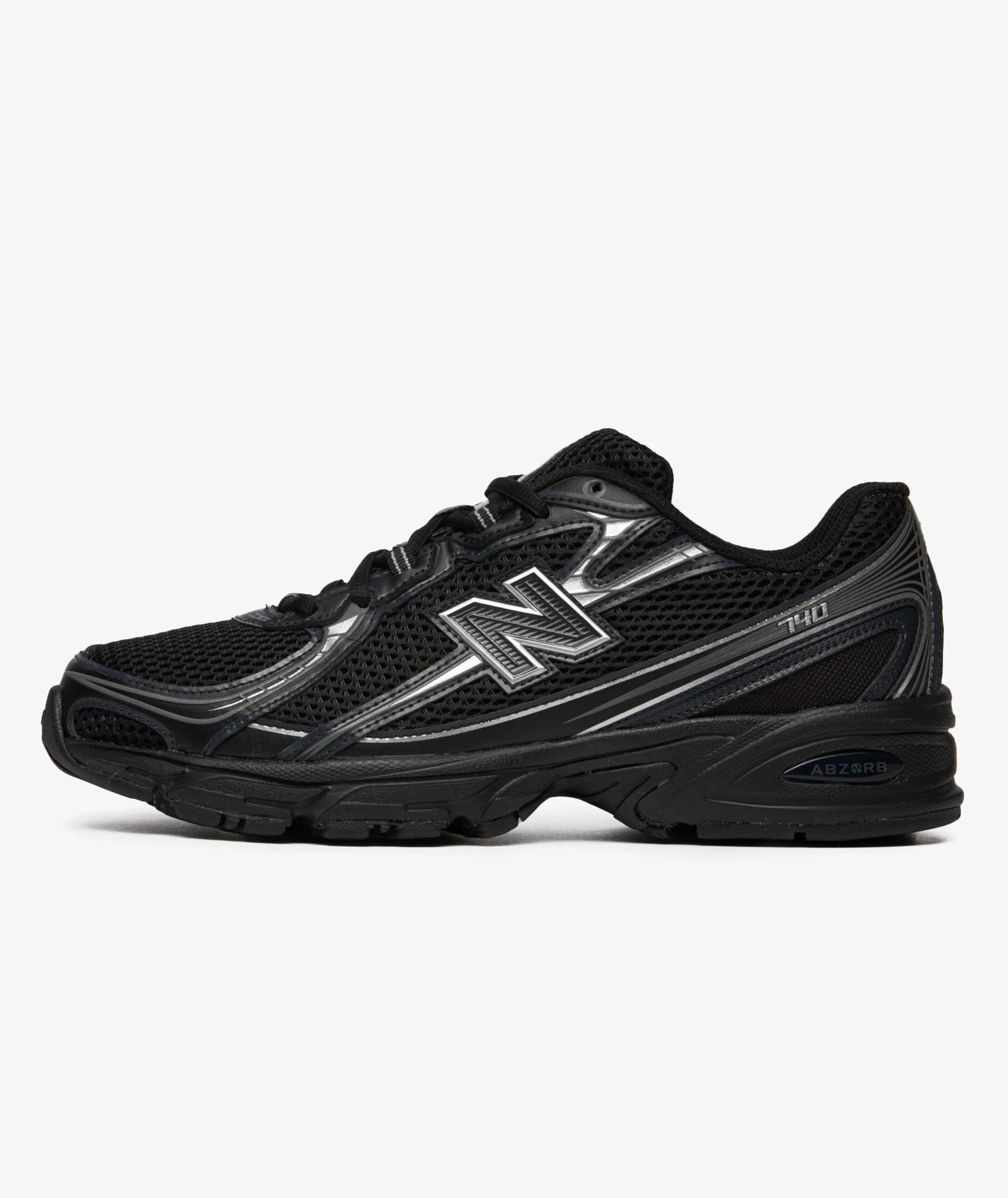 New Balance 740v2 Black Grey Silver