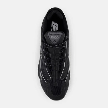 New Balance 1000 Black White Silver Metallic