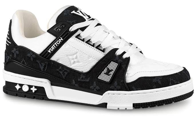 Louis Vuitton Trainer Branco e Preto