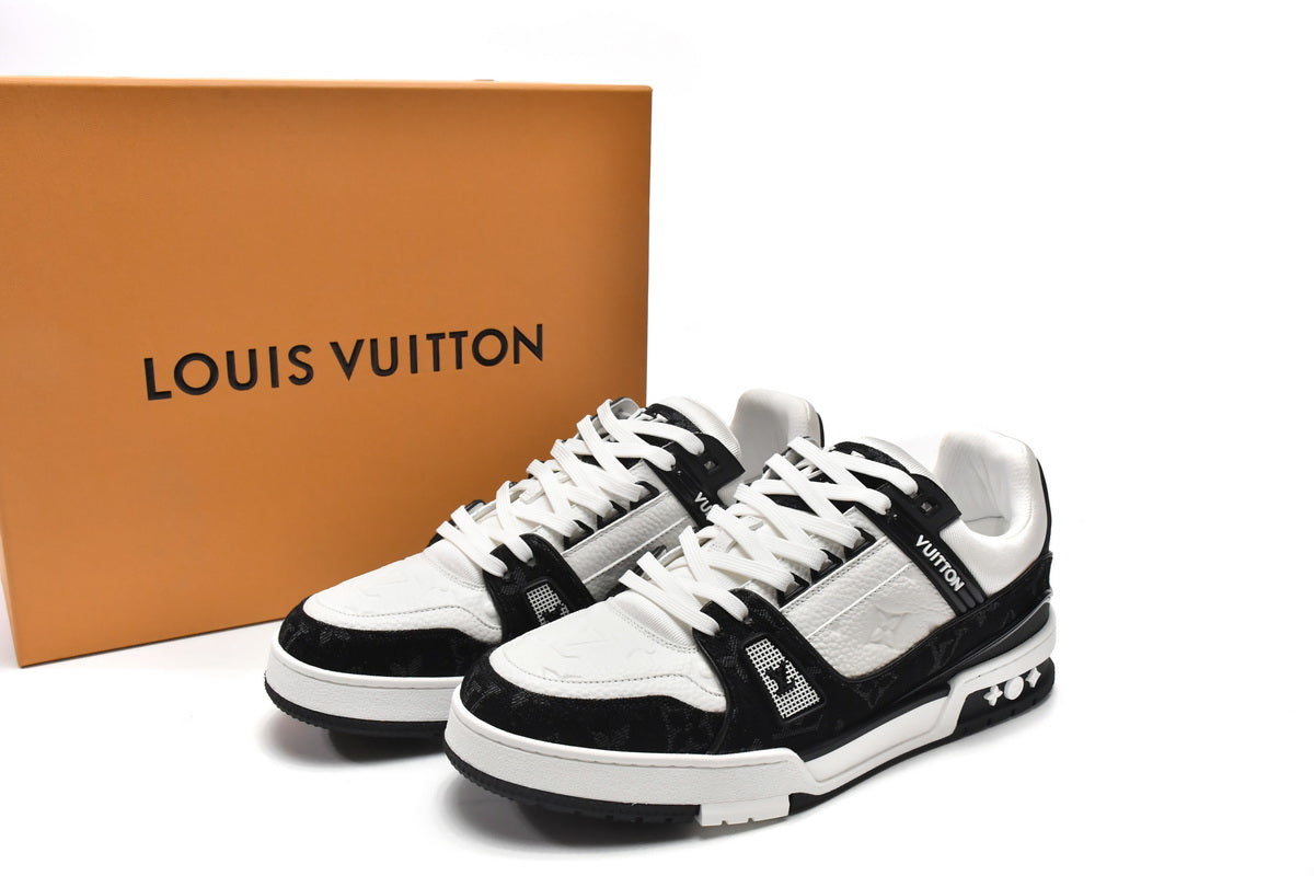 Louis Vuitton Trainer Branco e Preto