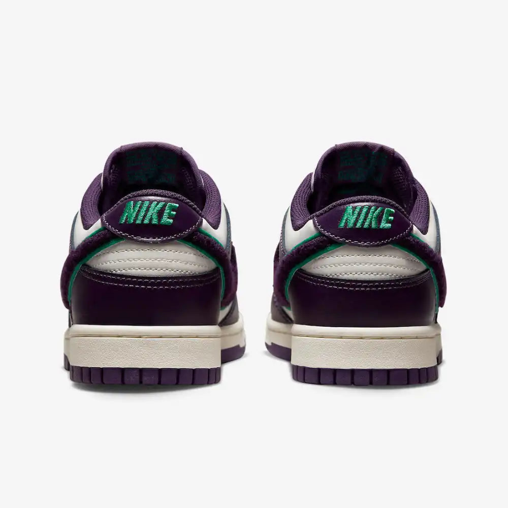 Nike Dunk Low Chenille Swoosh Sail Grand Purple