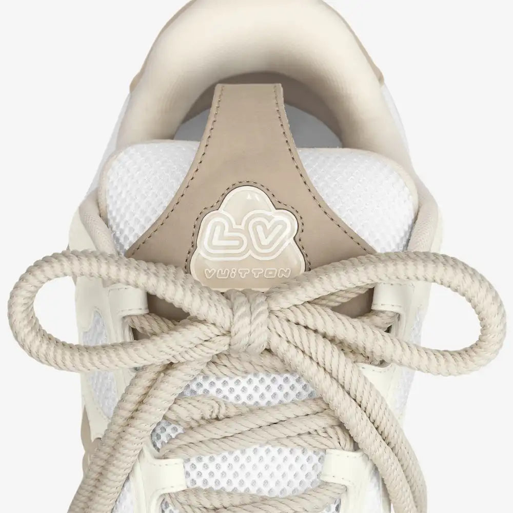 Louis Vuitton Skate Bege e Branco