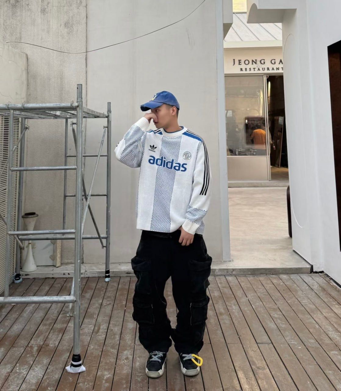 CAMISETA ADIDAS BLUE