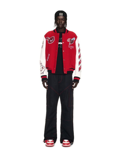 Jaqueta Off-White Scorpio Lea Varsity