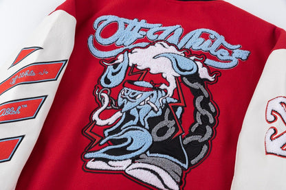 Jaqueta Off-White Scorpio Lea Varsity