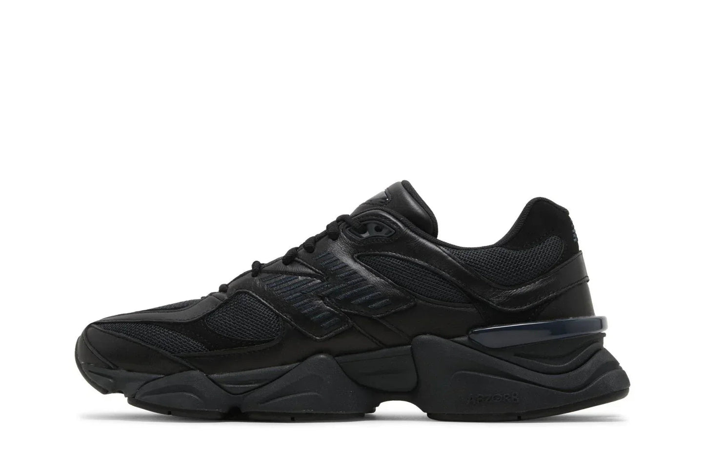 New Balance 9060 Triple Black Leather